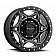 Ultra Wheel Walker Evans Legend 501 - 16 x 8 Black With Milled Accents - 501-6883BM+01