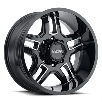 Ultra Wheel Armageddon 153 - 20 x 9 Black With Diamond Cut Accents - 153-2935BK+01