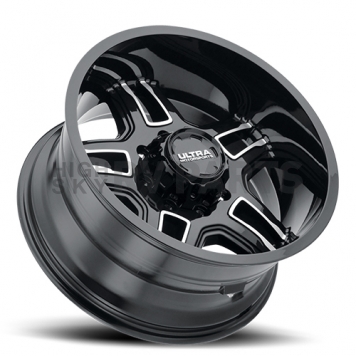 Ultra Wheel Armageddon 153 - 20 x 9 Black With Diamond Cut Accents - 153-2935BK+01-2