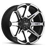 Tuff Wheels T01 - 20 x 9&nbsp;Black With Natural Face - 2090T05106140F08