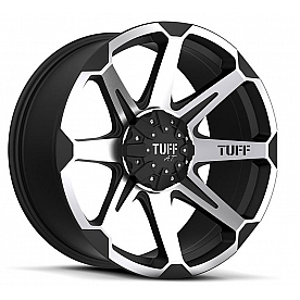 Tuff Wheels T01 - 20 x 9&nbsp;Black With Natural Face - 2090T05106140F08