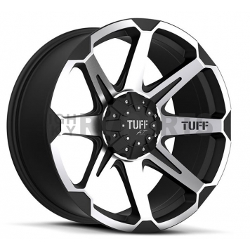 Tuff Wheels T01 - 20 x 9 Black With Natural Face - 2090T05106140F08-1