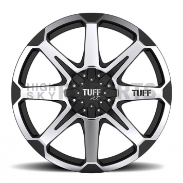 Tuff Wheels T01 - 20 x 9 Black With Natural Face - 2090T05106140F08-2