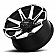 Tuff Wheels T01 - 20 x 9 Black With Natural Face - 2090T05106140F08
