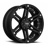 Tuff Wheels T01 - 20 x 9&nbsp;Black With Silver Inserts - 2090T01106140M08C