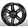 Tuff Wheels T01 - 17 x 8 Black With Silver Inserts - 1780T01106140M08C