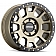 Mayhem Wheels Scout 8302 - 17 x 8.5&nbsp;Gold With Black Lip - 8302-7883MGD