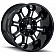 Mayhem Wheels Combat 8105 - 20 x 9&nbsp;Black With Natural Accents - 8105-2937M