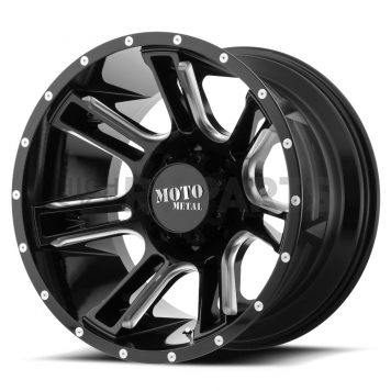 Moto Metal Wheel MO982 - 20 x 9 Black With Natural Accents - MO98229068300-1