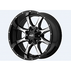 Moto Metal Wheel MO970 - 16 x 8 Black With Natural Face - MO97068067300