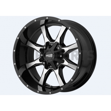 Moto Metal Wheel MO970 - 16 x 8 Black With Natural Face - MO97068067300