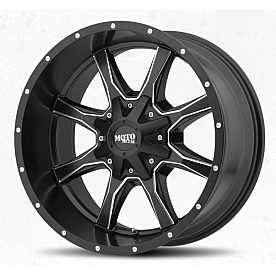 Moto Metal Wheel MO970 - 20 x 9 Black With Natural Accents - MO97029067900US