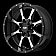 Moto Metal Wheel MO970 - 20 x 9 Black With Natural Accents - MO97029067300