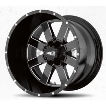 Moto Metal Wheel MO962 - 18 x 9 Black With Natural Accents - MO96289068300US-1