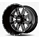 Moto Metal Wheel MO962 - 18 x 9 Black With Natural Accents - MO96289068300US