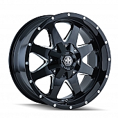 Mayhem Wheels Tank 8040 - 20 x 9&nbsp;Black With Natural Accents - 8040-2937B9