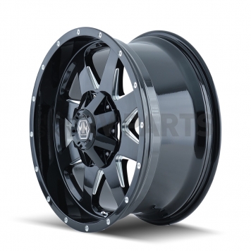 Mayhem Wheels Tank 8040 - 20 x 9&nbsp;Black With Natural Accents - 8040-2937B9-2
