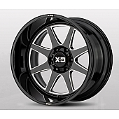 KMC Wheel XD844 - 20 x 9 Black With Natural Accents - XD84429068300