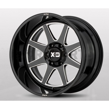 KMC Wheel XD844 - 20 x 9 Black With Natural Accents - XD84429068300