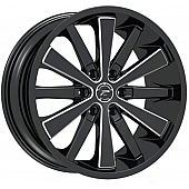 Ultra Wheel Pivot 270 - 20 x 9&nbsp;Black With Diamond Cut - 270-2983BM+15