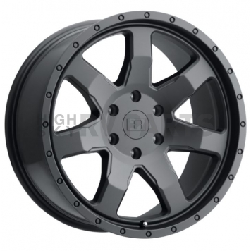 Level 8 Motorsports Wheels Slam - 17 x 8.5 Black - 1785SLM126140M12