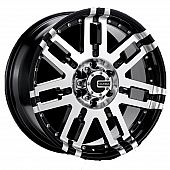 Konig Wheels M2X - 20 x 9 Black With Natural Face - M2X298300B