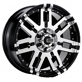Konig Wheels M2X - 20 x 9 Black With Natural Face - M2X298300B