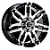 Konig Wheels M2X - 20 x 9 Black With Natural Face - M2X298300B