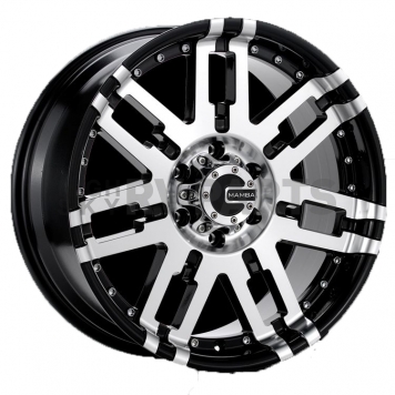 Konig Wheels M2X - 20 x 9 Black With Natural Face - M2X298300B-1