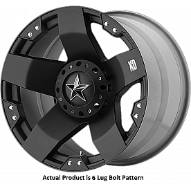 KMC Wheel XD775 Rockstar 18 x 9 Black - XD77589068300