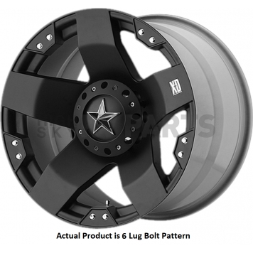 KMC Wheel XD775 Rockstar 18 x 9 Black - XD77589068300