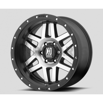 KMC Wheel XD128 Machetes 16 x 8 Black With Natural Face - XD12868068500