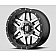 KMC Wheel XD128 Machetes 16 x 8 Black With Natural Face - XD12868068500