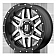 KMC Wheel XD128 Machetes 20 x 9 Black - XD12829068700