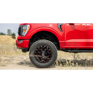 Fuel Off Road Wheel Assault D787 - 20 x 9 Black With Red Natural Accents - D78720909850-5