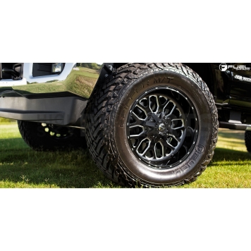 Fuel Off Road Wheel Titan D588 - 20 x 9 Black With Natural Accents - D58820909850-4