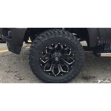 Fuel Off Road Wheel Assault D546 - 17 x 8.5 Black With Natural Accents - D54617859852-16
