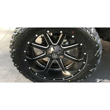 Fuel Off Road Wheel Maverick D538 - 20 x 9 Black With Natural Accents - D53820909850-12