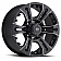 REV Wheel Offroad 835 Americana - 20 x 9 Black With Natural Accents - 835M-2908300