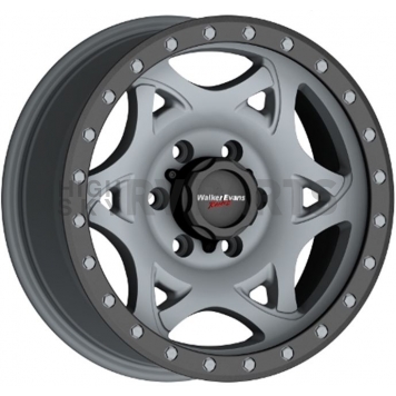 Ultra Wheel Walker Evans Legend 501 - 17 x 8.5 Graphite With Black Lip - 501-7883GN+01