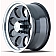 ION Wheels Series 171 - 16 x 8 Black With Natural Lip - 171-6883B