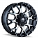 Mayhem Wheels Warrior 8015 - 17 x 9&nbsp;Black With Natural Face - 8015-7937B18