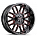 Mayhem Wheels Cogent 8107 - 20 x 9&nbsp;Black With Prism Red Accents - 8107-2937BTR18