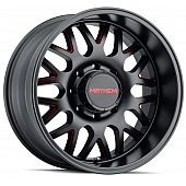 Mayhem Wheels Tripwire 8110 - 20 x 9&nbsp;Black With Prism Red Accents - 8110-2936BTR18