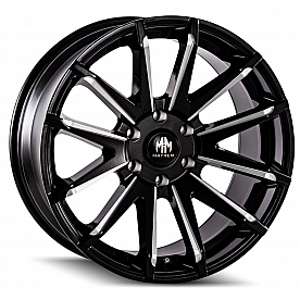 Mayhem Wheels Crossfire 8109 - 20 x 9.5&nbsp;Black With Natural Accents - 8109-2936BM10