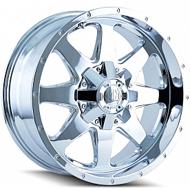 Mayhem Wheels Tank 8040 - 17 x 9&nbsp;Silver - 8040-7937C18