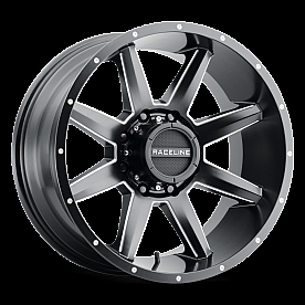 RaceLine Wheel 954M Stryker 20 x 9&nbsp;Black With Natural Accents - 954M-29065+18