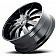 Mazzi Wheels Rolla 374 - 22 x 9.5 Black With Natural Accents - 374-22937B