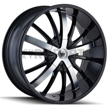 Mazzi Wheels Essence 364 - 22 x 9.5 Black With Natural Face - 364-22937B-1