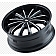 Mazzi Wheels Fusion 341 - 22 x 9.5 Black With Natural Face - 341-22937B